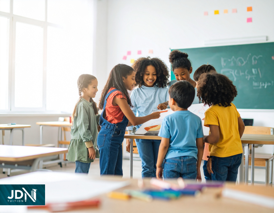 Eustress in group projects builds empathy and teamwork in students. 