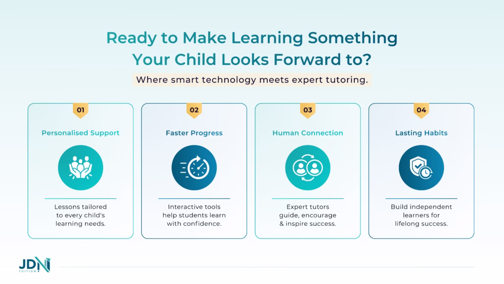 How JDN Tuition makes English learning easier with personalised support and faster results.